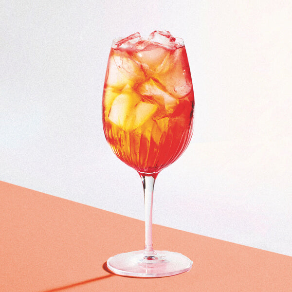 Rose cocktail made from Maison Sassy rose cider